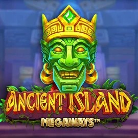 Ancient Island Megaways logo by Pragmatic Play Rakoo Casino
