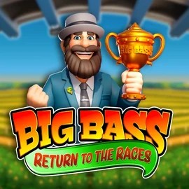 Big Bass Return to the Races by Pragmatic Play, showcased at rakoocasinoo.nl – game logo