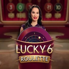 Lucky 6 Roulette logo by Pragmatic Play Rakoo Casino